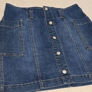 Tinseltown Blue Denim Skirt